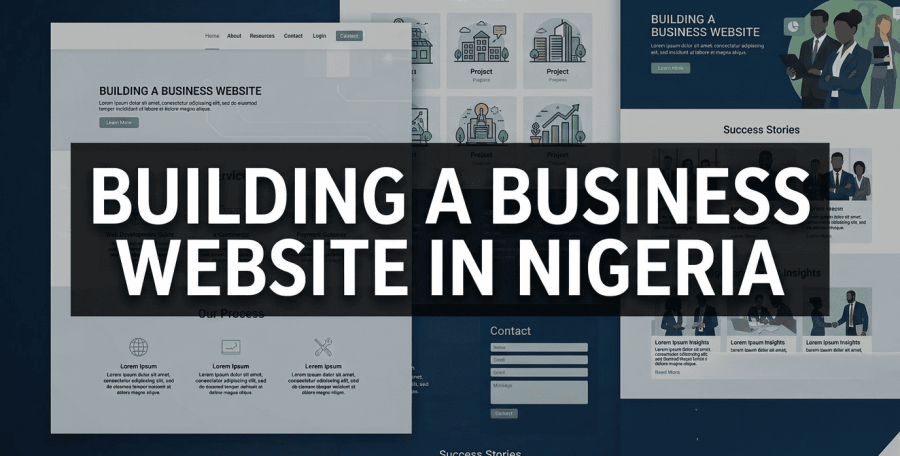 building a business website