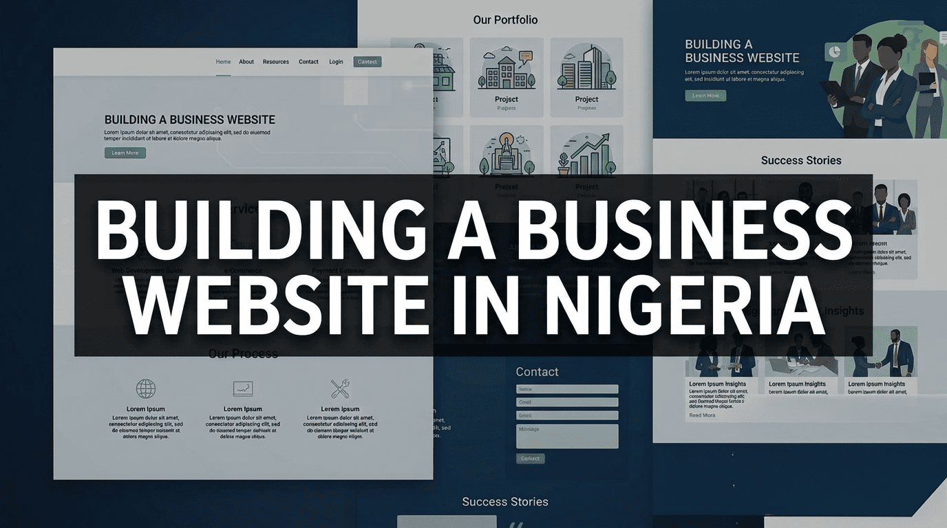 building a business website