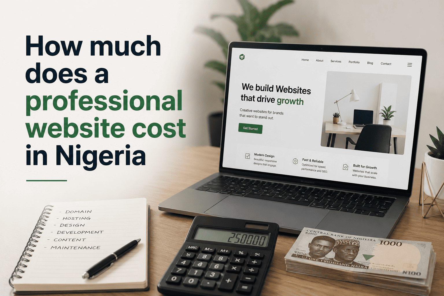 website cost