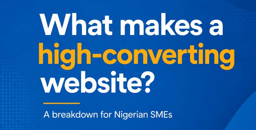high-converting website